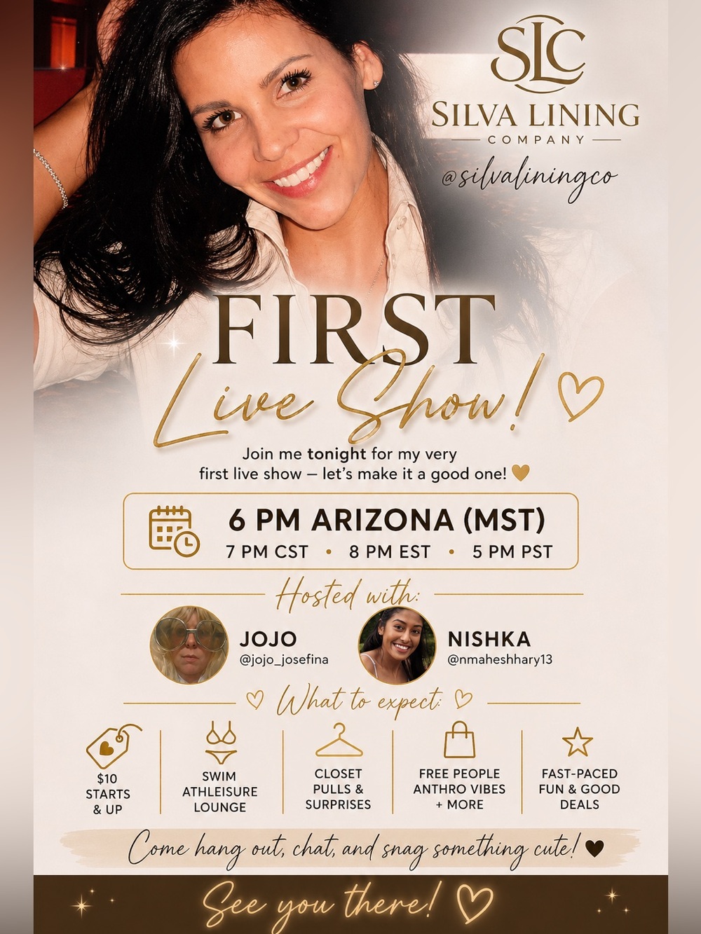 Silva Lining Company "First Live Show" Boho, Athleisure, Designer, Luxury
